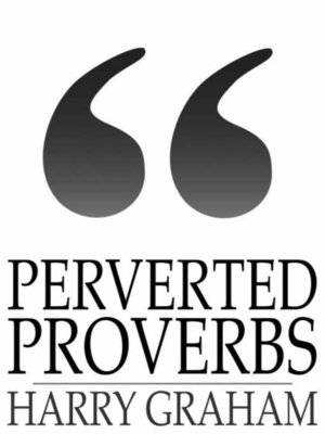 cover image of Perverted Proverbs